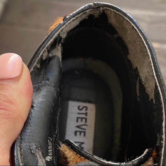 Steve Madden Platform Ankle-Boot Wedge High Heels. Cheetah Print. Size 6M - Picture 7 of 8